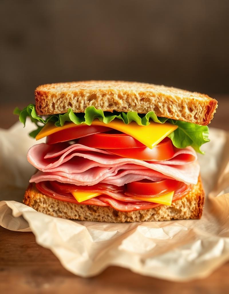 Fresh deli sandwich